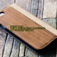 Wood Leather Case, Pelindung Bumper Case for iPhone 6 4.7"