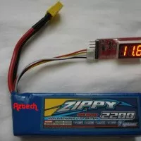 Voltage Detector for Lipo batteries with Buzzer