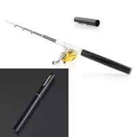 Alat pancing portable Mini Portable Extreme Pen Fishing Rod Length 1M