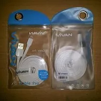 Kabel Vivan Iphone 5,6 dan ipad min 180cm / Cable Vivan CM180 original