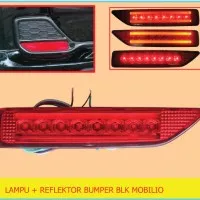 Lampu + Reflektor Bumper Belakang Mobilio