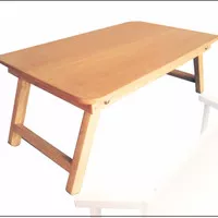 meja laptop lipat kayu