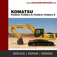 Service Manual Komatsu Excavator PC200-8, PC200LC-8, PC220-8, PC220LC-