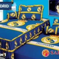 Sprei Saputra Football TWIN - Real Madrid 120 x 200 cm