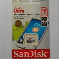MICRO SD SANDISK ULTRA 16GB - SPEED 48mb/s