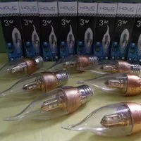 Lampu Hias Led 3w Candle E27 Model Fire/Api Super Terang