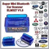 ELM327 Super Mini OBD OBD2 V1.5 Bluetooth Car Scanner Alat Scan Mobil
