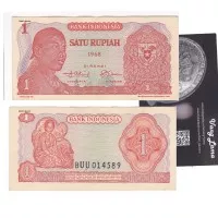 Uang Kuno Sudirman Uang Lama Uang Mahar 1 Rupiah 1968 Soedirman