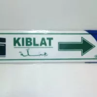 PAPAN NAMA ACRYLIC GM Label "Kiblat"
