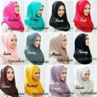 Modifikasi Jilbab/Hijab/Jilbab Long Nabila (Hoodie Mecca Versi Premium