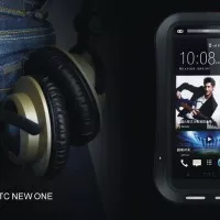 LOVE MEI Powerful Bumper Case for HTC One M7
