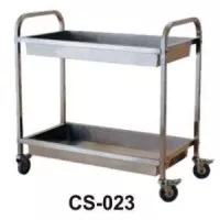 Cs-023 Stainless Steel Trolley / Troli Stainless Steel Serbaguna