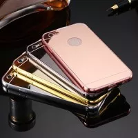 iPhone 6 6S Plus Mirror Metal Bumper Back Cover Case Cermin Mewah Unik