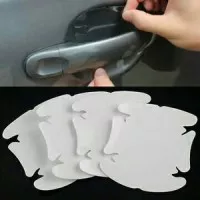 Door Handle Protector stiker khusus pelindung cat pegangan mobil isi 4