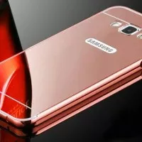 Bumper Miror For Samsung J2 Rose Gold