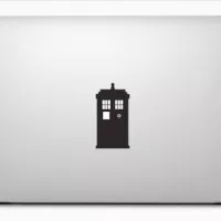Decal Macbook Sticker - Doctor Who Tardis