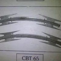 Kawat duri silet /Razor wire type CBT65 Doubleuntuk pengaman pagar
