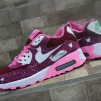 sepatu olahraga running jogging fitness wanita nike airmax 90 love