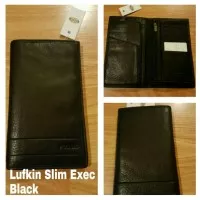 Fossil Lufkin Slim Executive Black (Long Wallet)