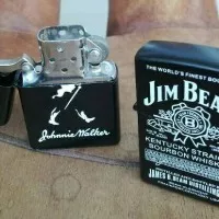 Zippo Model Jim Beam, Johnnie Walker, Brand Minuman