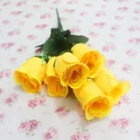 bunga artificial mawar ross ros rose / flower flowers kuning yellow