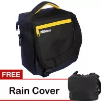 Tas Kamera Nikon Selempang Kotak Gratis Jas Hujan (Rain Cover) Kode K