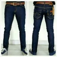 Celana jeans Wrangler standart premium blue black garment/biru hitam