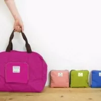 Korean Foldable Street Shopper Bag / Tas Lipat untuk Belanja