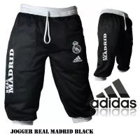 Celana jogger 3/4 r.madrid black