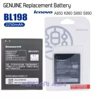 GENUINE Battery BL198 for Lenovo A850, K860, S880, S890