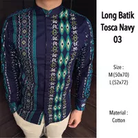 Long Batik Tosca Navy