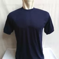 Kaos Polos Biru Dongker