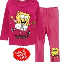 Piyama Baju Tidur Anak Spongebob