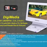 dvd portable digimedia dm 189fm 14.1 inch