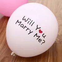 BALON LATEX "WILL YOU MARRY ME"