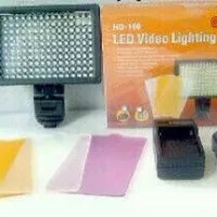 LED VIDEO LIGHTING HD-160 + BATTERY & CHARGER