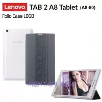 Flipcover Lenovo Tablet 2 A8-50 : Folio Case LOGO Stand Function