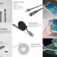 Kabel Usb Nillkin Cable Plus Type-C And Micro Usb Cable
