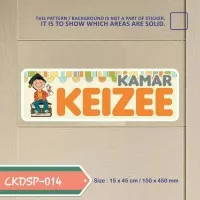 Sticker Pintu Kamar /Label Kamar /sticker nama anak /wallsticker