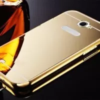 Bumper Slide Mirror Samsung Galaxy Note 2 Back Cover Case