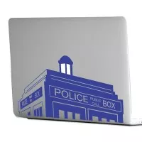 Tokomonster Decal Sticker Tardis Doctor Who Macbook Pro and Air