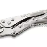 Tekiro Tang Buaya Bengkok - Locking Grip Pliers Curved 7 Inch