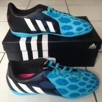 sepatu futsal anak adidas predito instinct biru hitam original