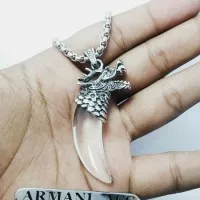 Kalung Liontin Kepala Naga Dragon Macho Keren Kalung Pria Cowok Tarin