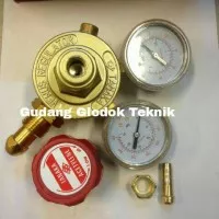 Regulator untuk tabung gas las Acetylene Asetilin Act TANAKA