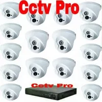 Paket Kamera Cctv 16 Kamera AHD 2 Mega Pixel Lengkap + 2000 Gb