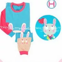 Piyama Anak Hello Mini Rabbit sz.100 (2-3 tahun) HM14H