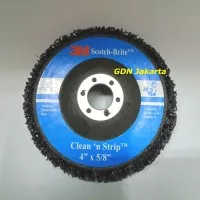 3M Scotch Brite Clean and Strip Amplas Disc , Size 4 in x 5/8