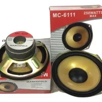 Marcopolo 6 Subwofer MC-6111 doble magnet 250 Watts Max hg/PC