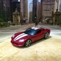 Hot Wheels C6 Corvette Red 2007 Mystery Car Series